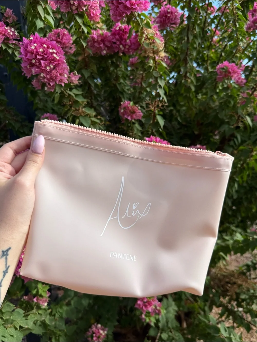 Alix x Blush Pink Cosmetic Pouch